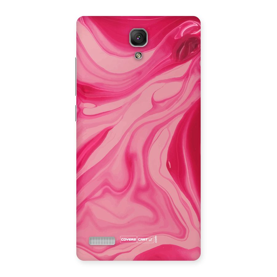 Sizzling Pink Marble Texture Back Case for Redmi Note