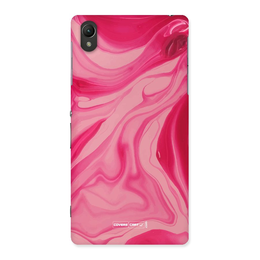 Sizzling Pink Marble Texture Back Case for Sony Xperia Z2
