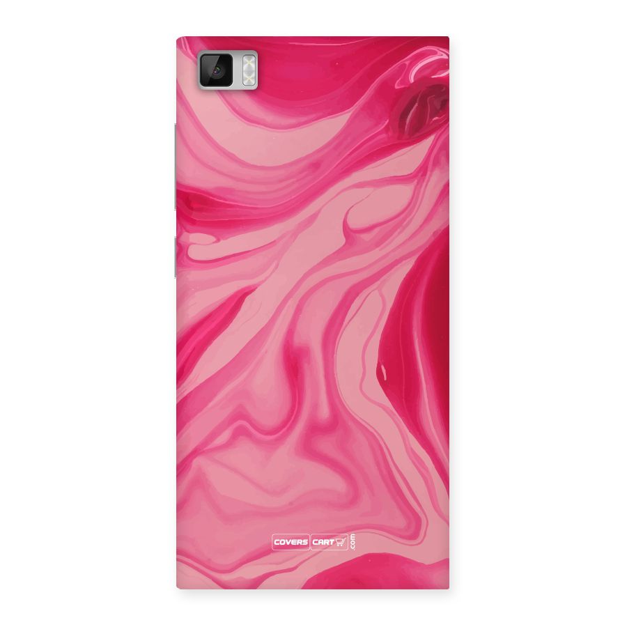 Sizzling Pink Marble Texture Back Case for Xiaomi Mi3