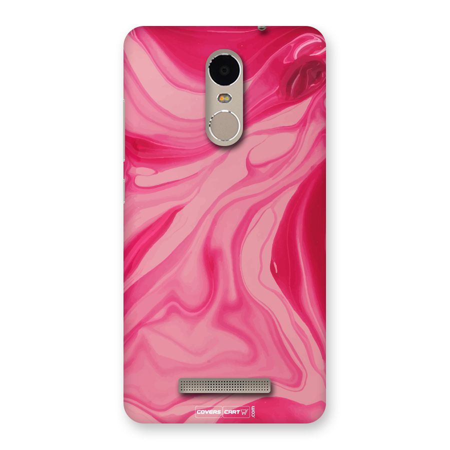 Sizzling Pink Marble Texture Back Case for Xiaomi Redmi Note 3