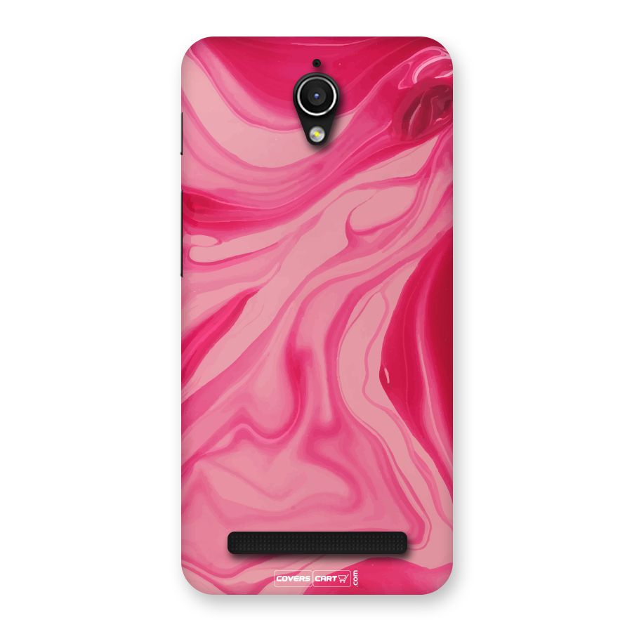 Sizzling Pink Marble Texture Back Case for Zenfone Go