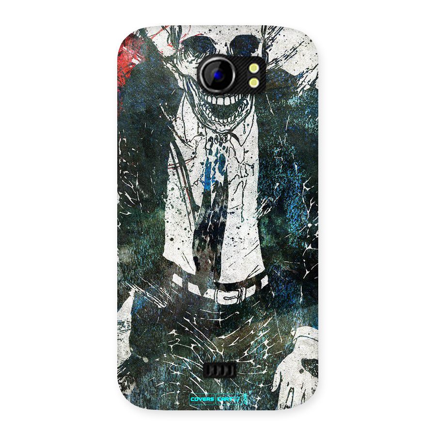 Skeleton in a Suit Back Case for Micromax Canvas 2 A110