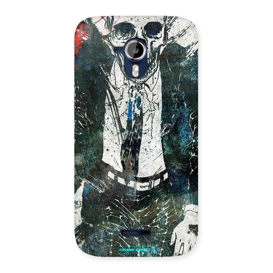Skeleton in a Suit Back Case for Micromax Canvas Magnus A117