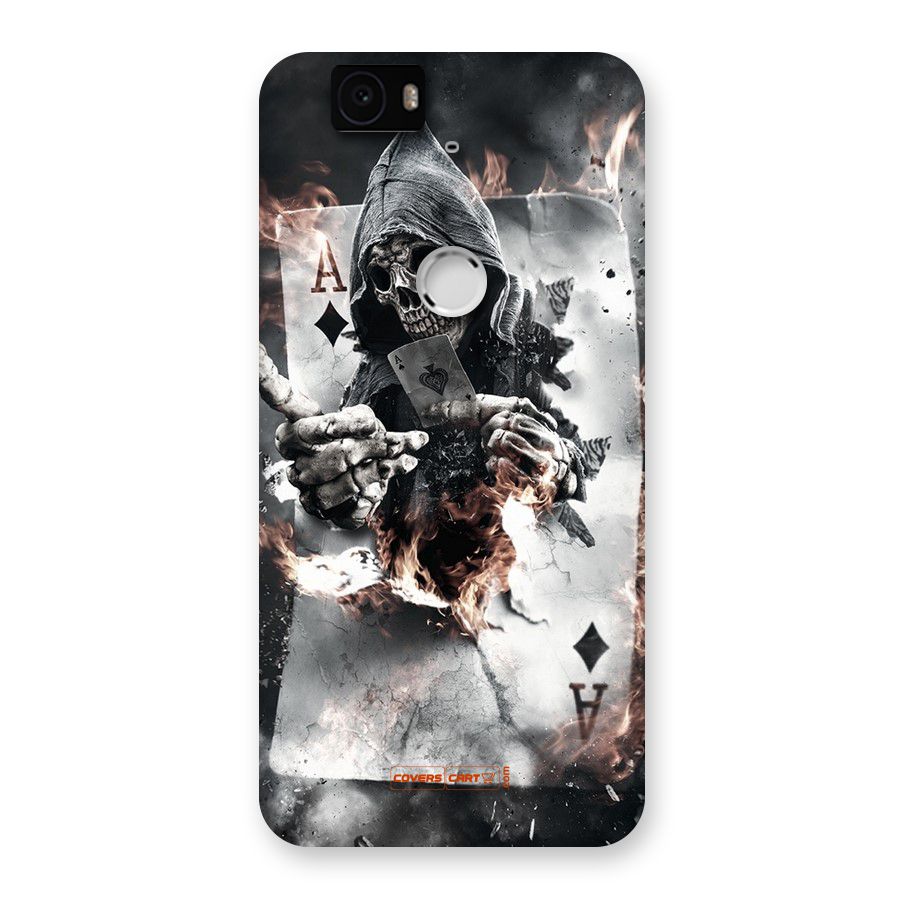 Skull with an Ace Back Case for Google Nexus-6P