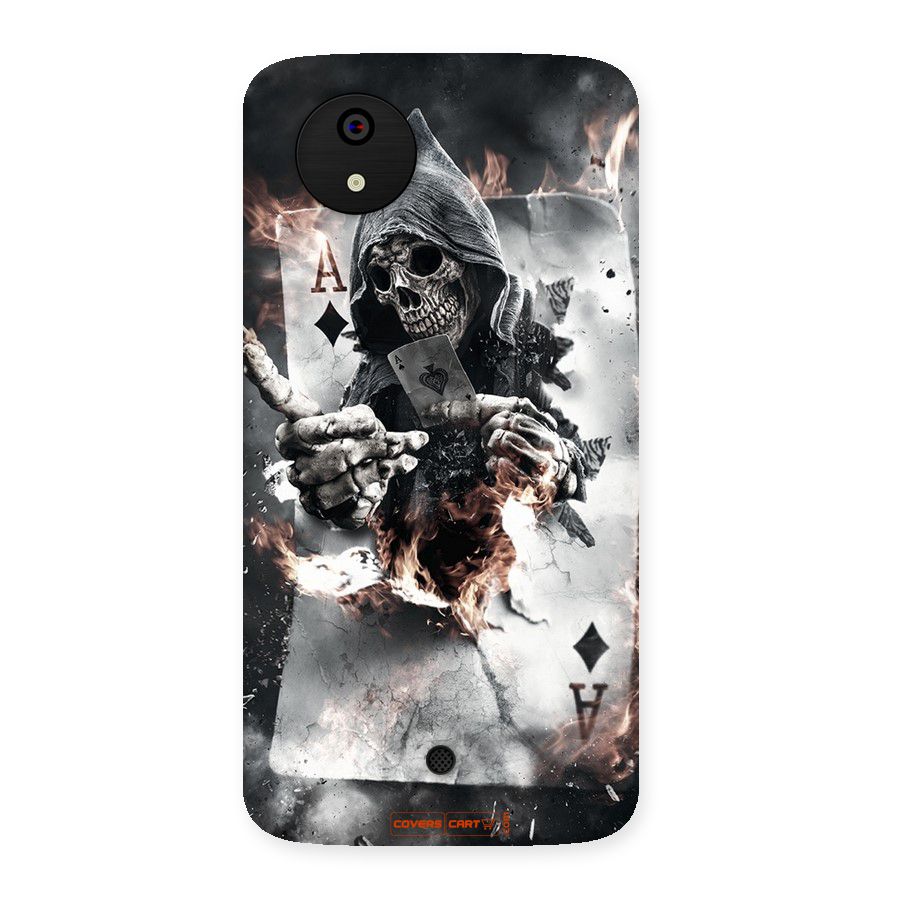 Skull with an Ace Back Case for Micromax Canvas A1
