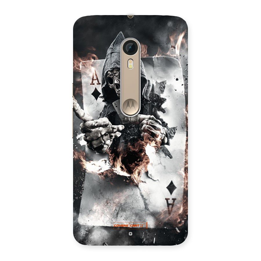 Skull with an Ace Back Case for Motorola Moto X Style