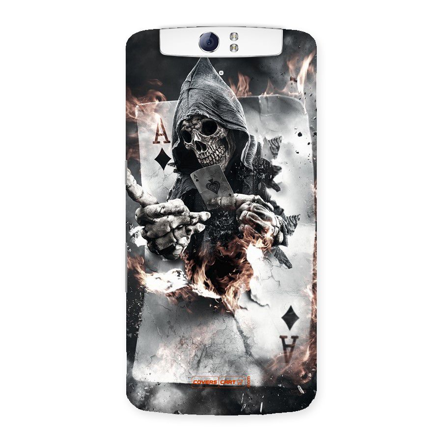 Skull with an Ace Back Case for Oppo N1