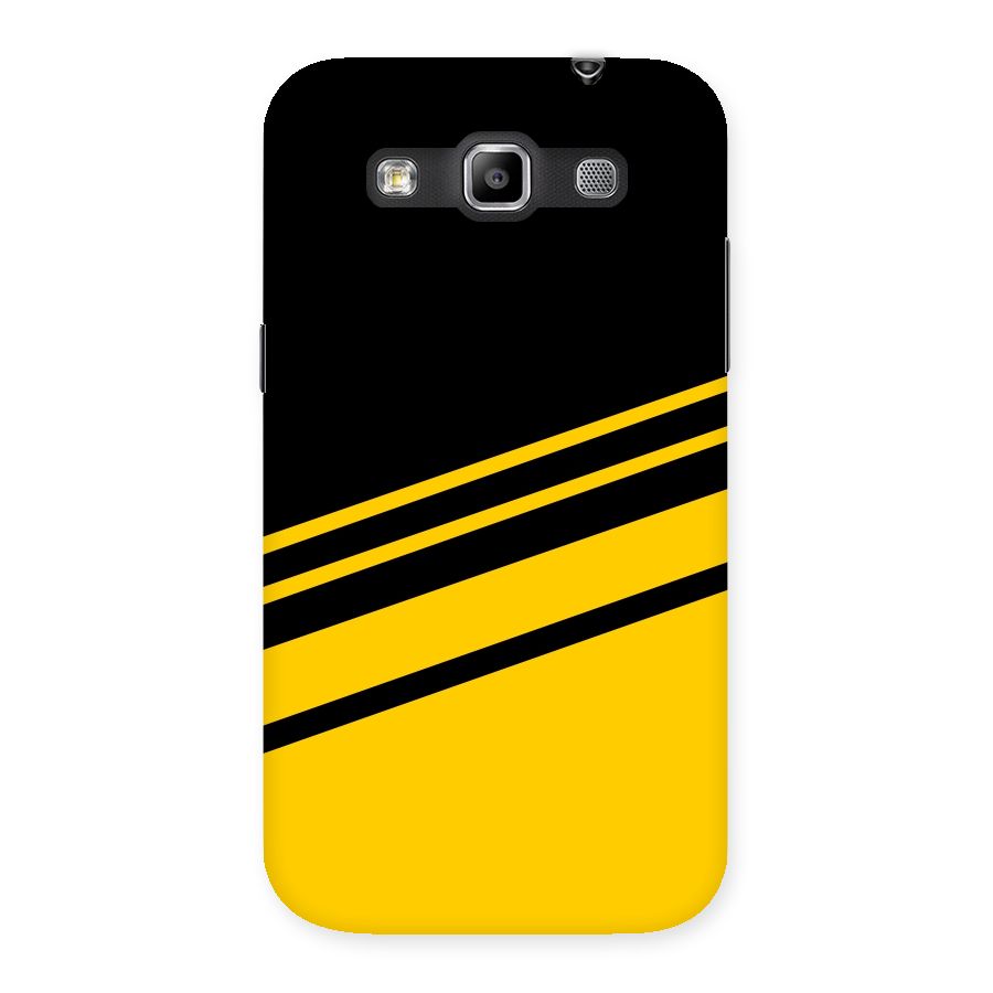 Slant Yellow Stripes Back Case for Galaxy Grand Quattro