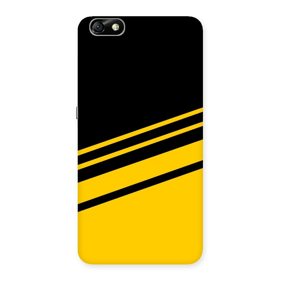 Slant Yellow Stripes Back Case for Honor 4X