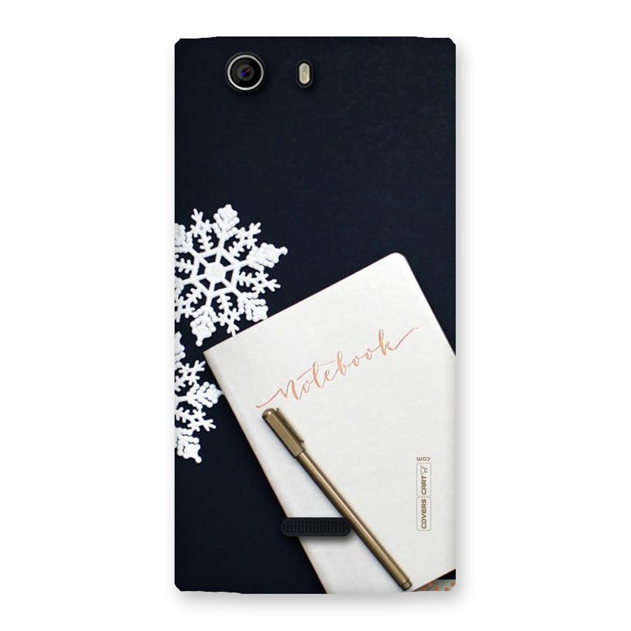 Snowflake Notebook Back Case for Canvas Nitro 2 E311