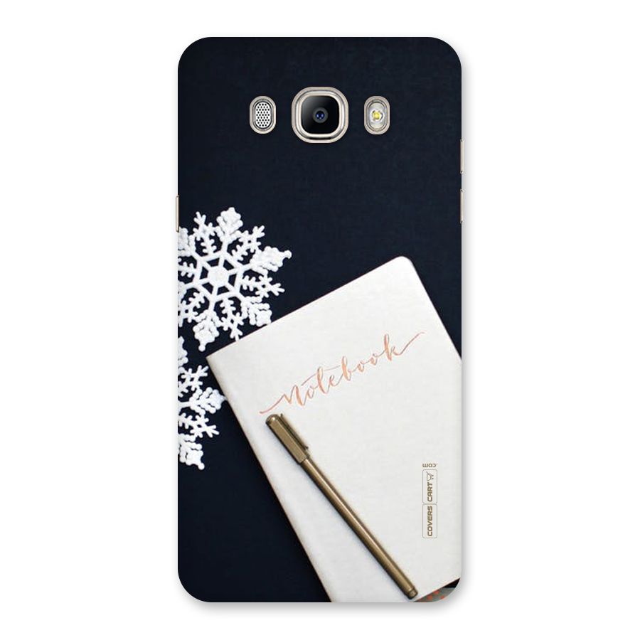 Snowflake Notebook Back Case for Galaxy On8