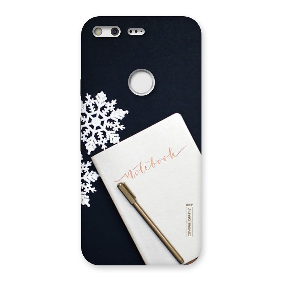 Snowflake Notebook Back Case for Google Pixel