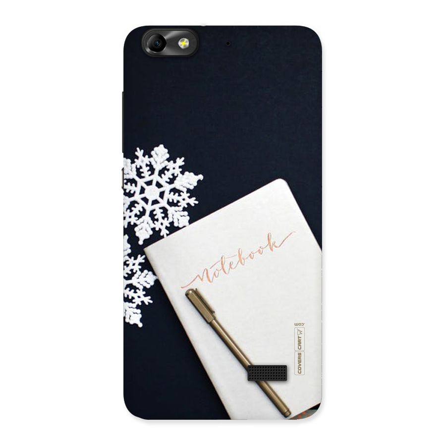 Snowflake Notebook Back Case for Honor 4C