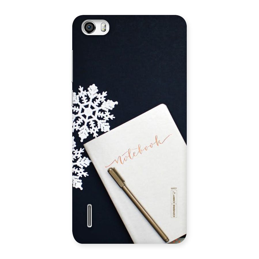 Snowflake Notebook Back Case for Honor 6