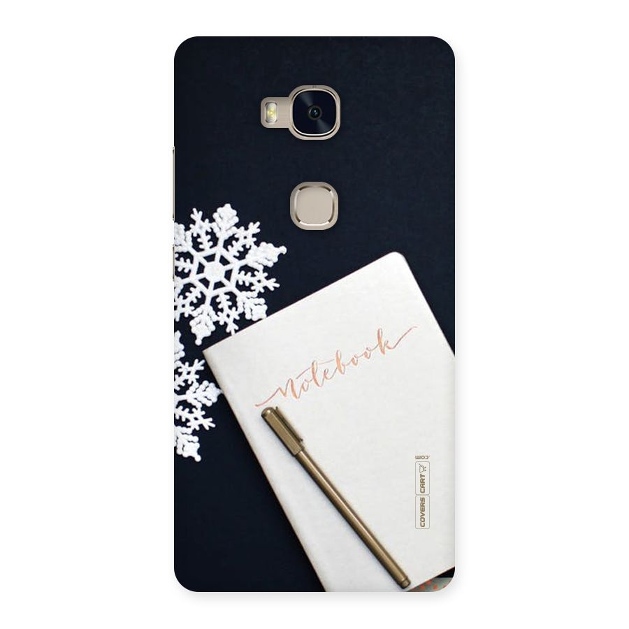 Snowflake Notebook Back Case for Huawei Honor 5X