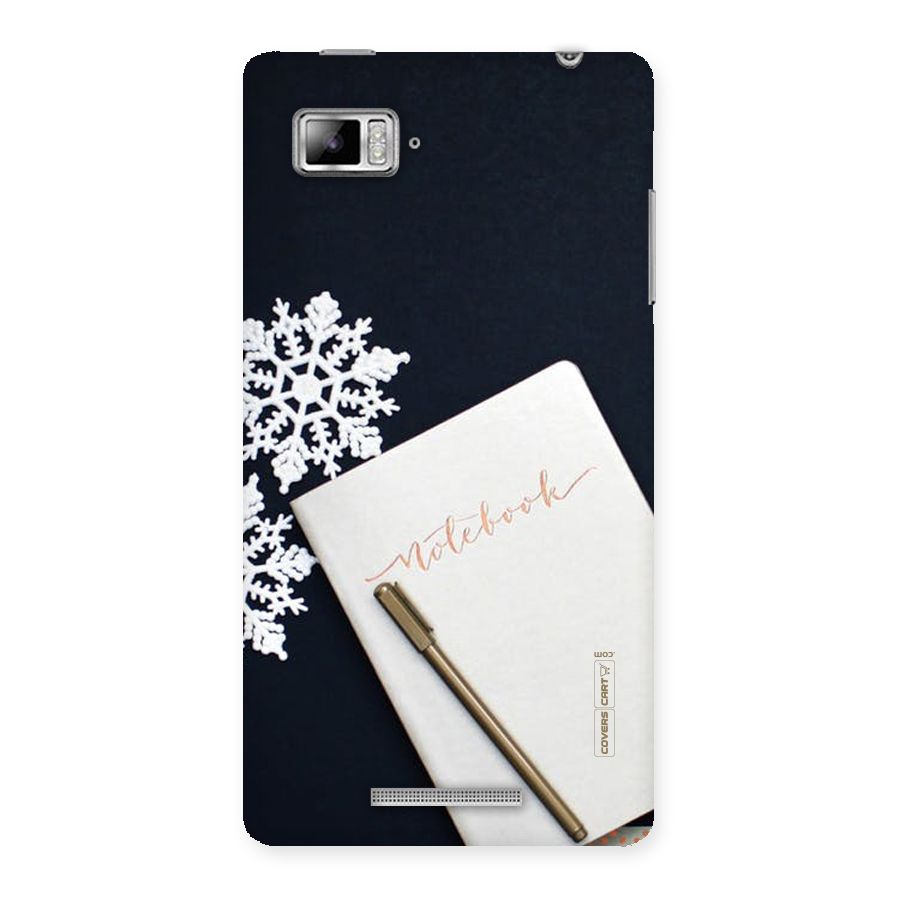Snowflake Notebook Back Case for Lenovo Vibe Z K910