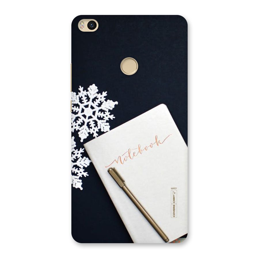 Snowflake Notebook Back Case for Mi Max 2