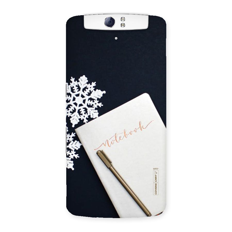 Snowflake Notebook Back Case for Oppo N1
