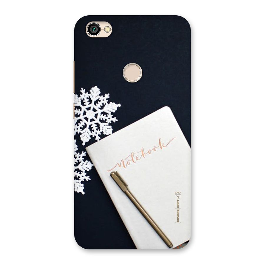 Snowflake Notebook Back Case for Redmi Y1 2017