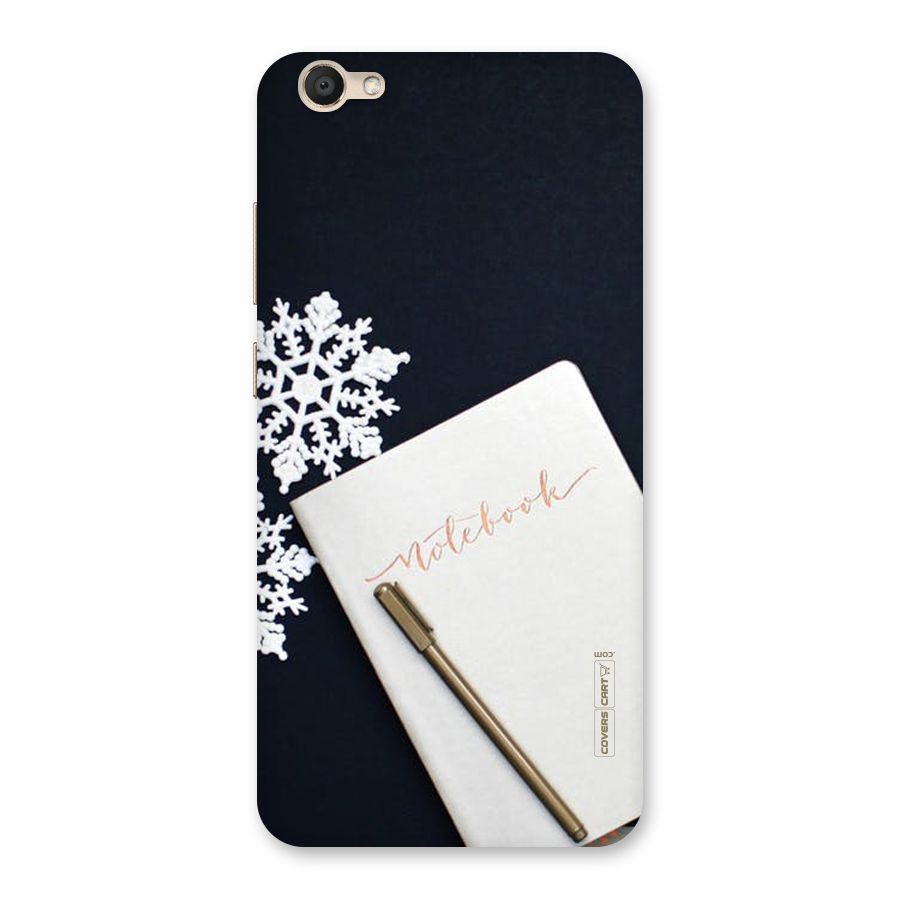 Snowflake Notebook Back Case for Vivo V5