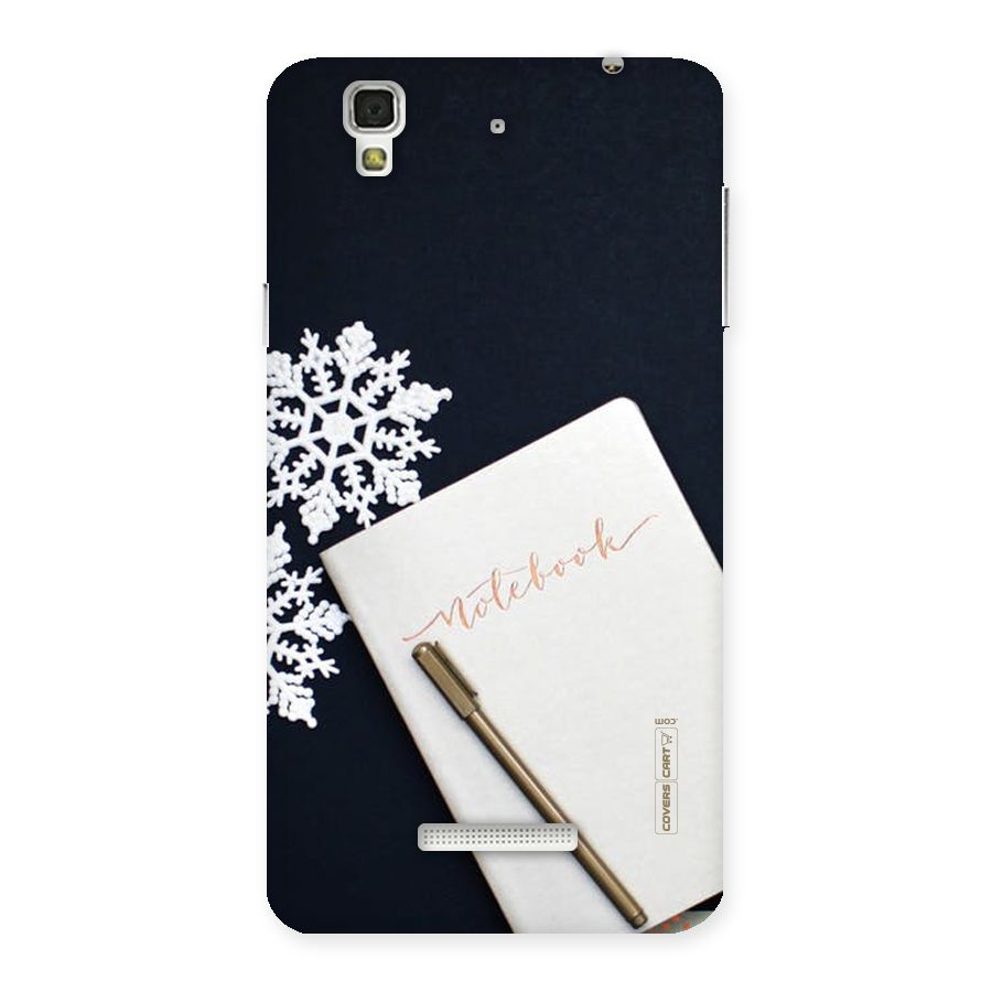 Snowflake Notebook Back Case for YU Yureka Plus