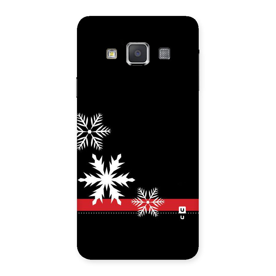 Snowflake Ribbon Back Case for Galaxy A3