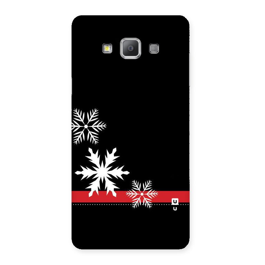 Snowflake Ribbon Back Case for Galaxy A7