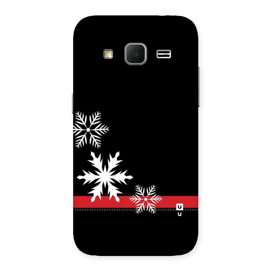 Snowflake Ribbon Back Case for Galaxy Core Prime