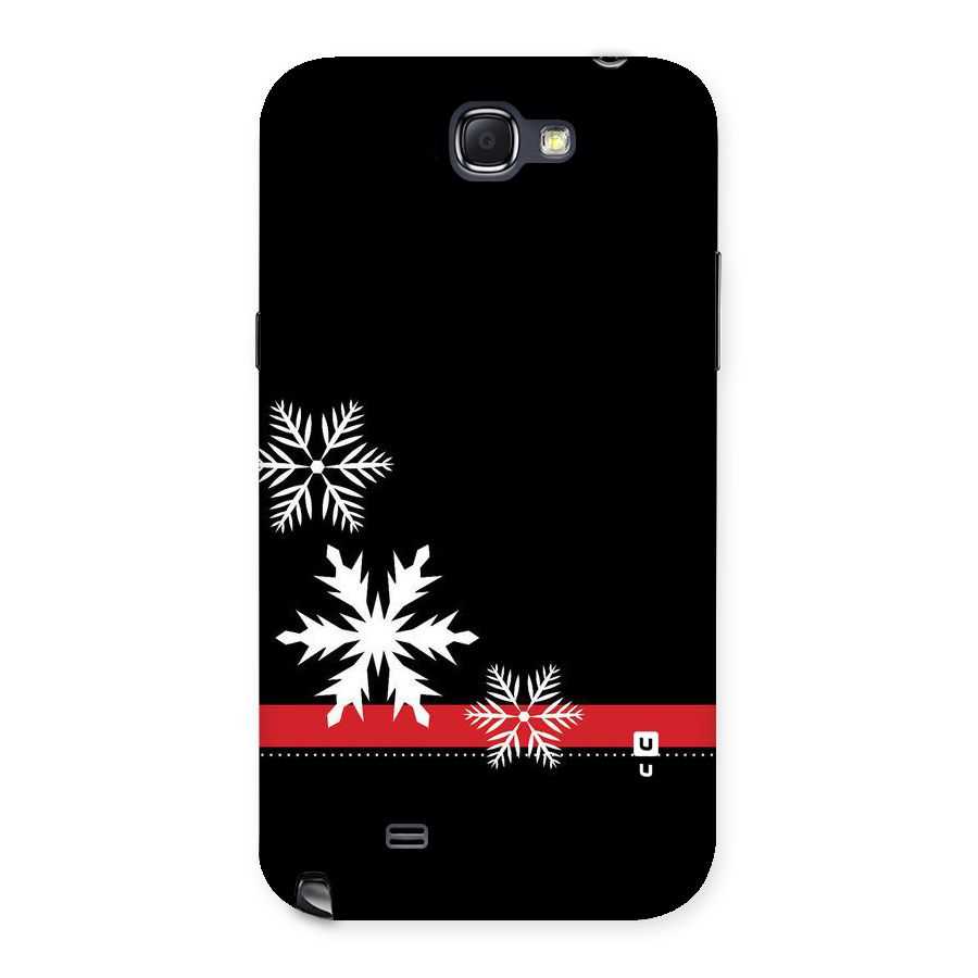 Snowflake Ribbon Back Case for Galaxy Note 2