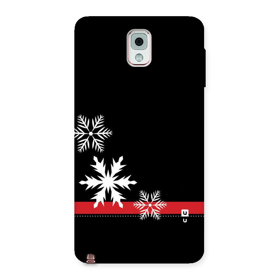 Snowflake Ribbon Back Case for Galaxy Note 3
