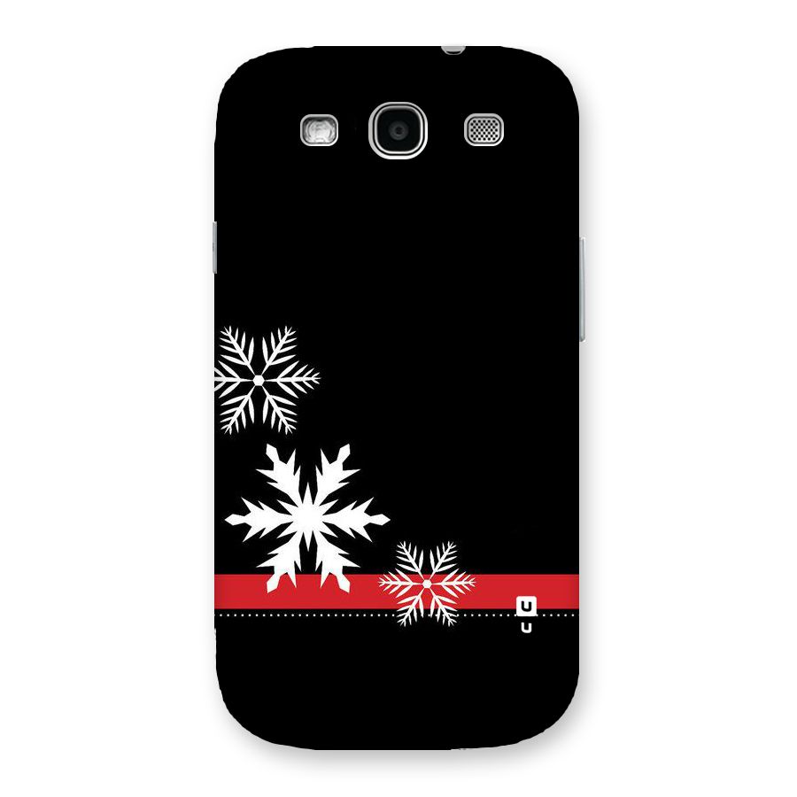 Snowflake Ribbon Back Case for Galaxy S3