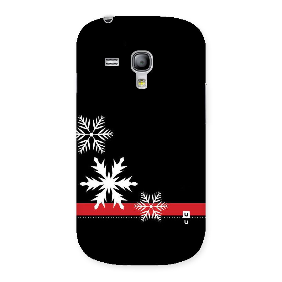 Snowflake Ribbon Back Case for Galaxy S3 Mini
