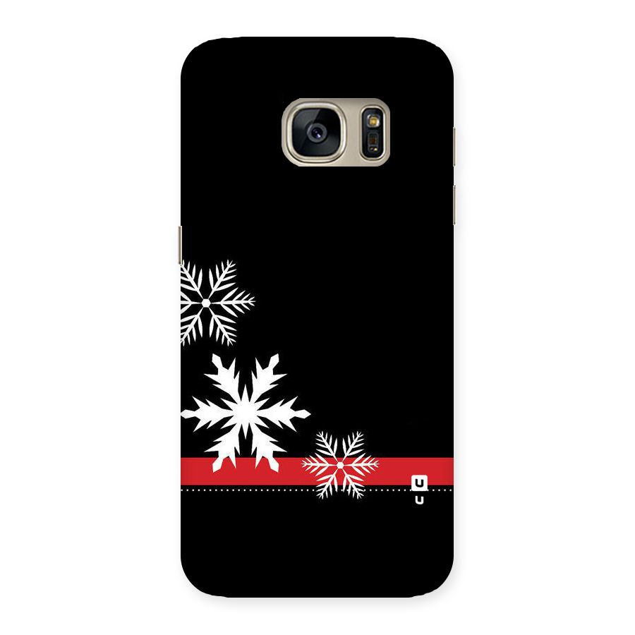 Snowflake Ribbon Back Case for Galaxy S7