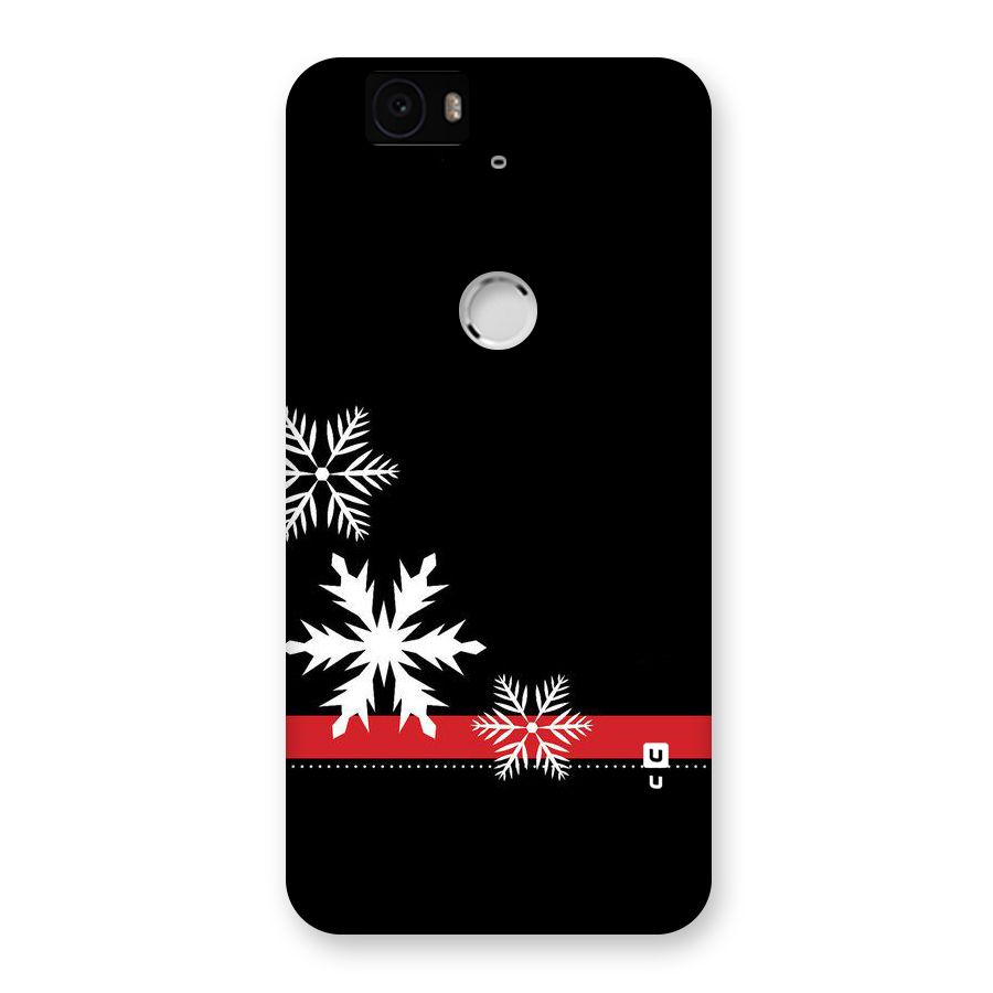 Snowflake Ribbon Back Case for Google Nexus-6P