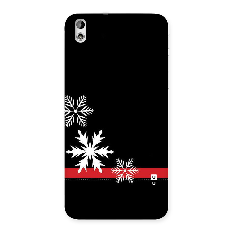 Snowflake Ribbon Back Case for HTC Desire 816g