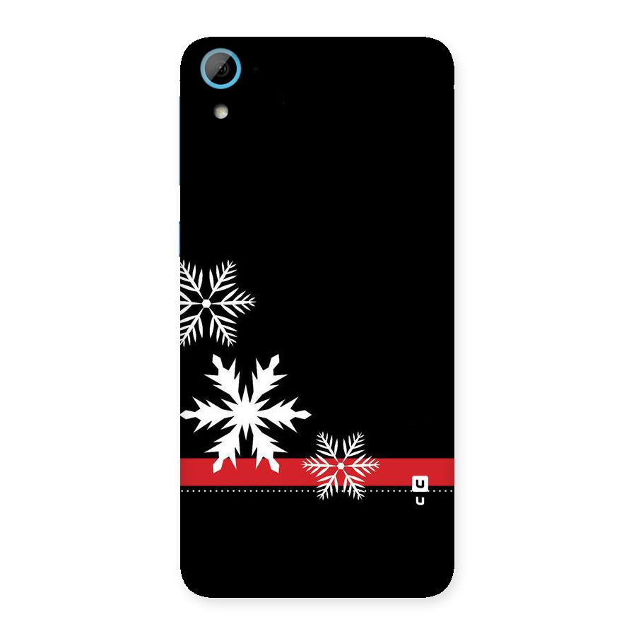 Snowflake Ribbon Back Case for HTC Desire 826