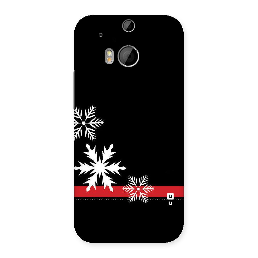 Snowflake Ribbon Back Case for HTC One M8