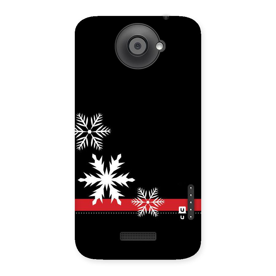 Snowflake Ribbon Back Case for HTC One X