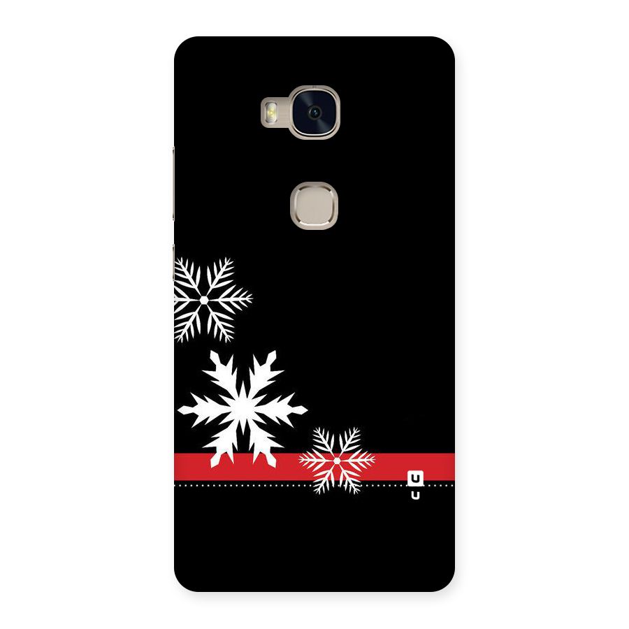 Snowflake Ribbon Back Case for Huawei Honor 5X