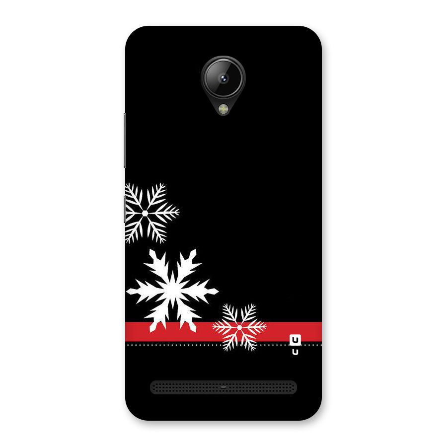 Snowflake Ribbon Back Case for Lenovo C2