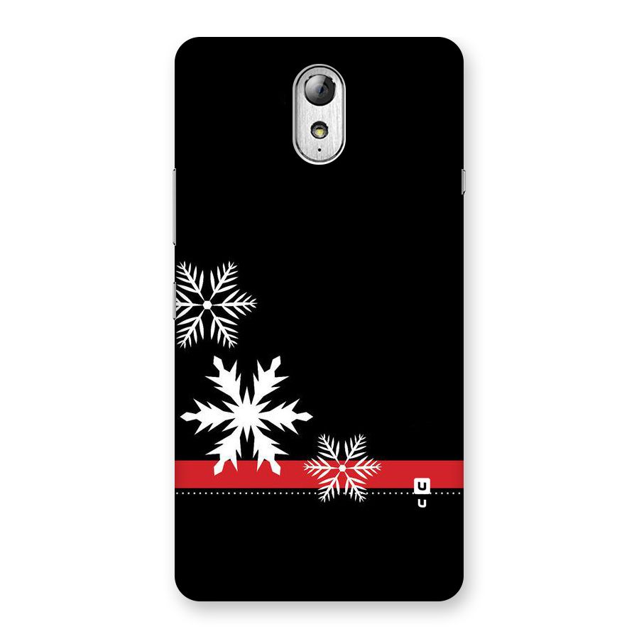 Snowflake Ribbon Back Case for Lenovo Vibe P1M