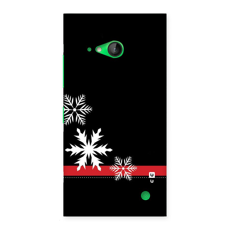 Snowflake Ribbon Back Case for Lumia 730