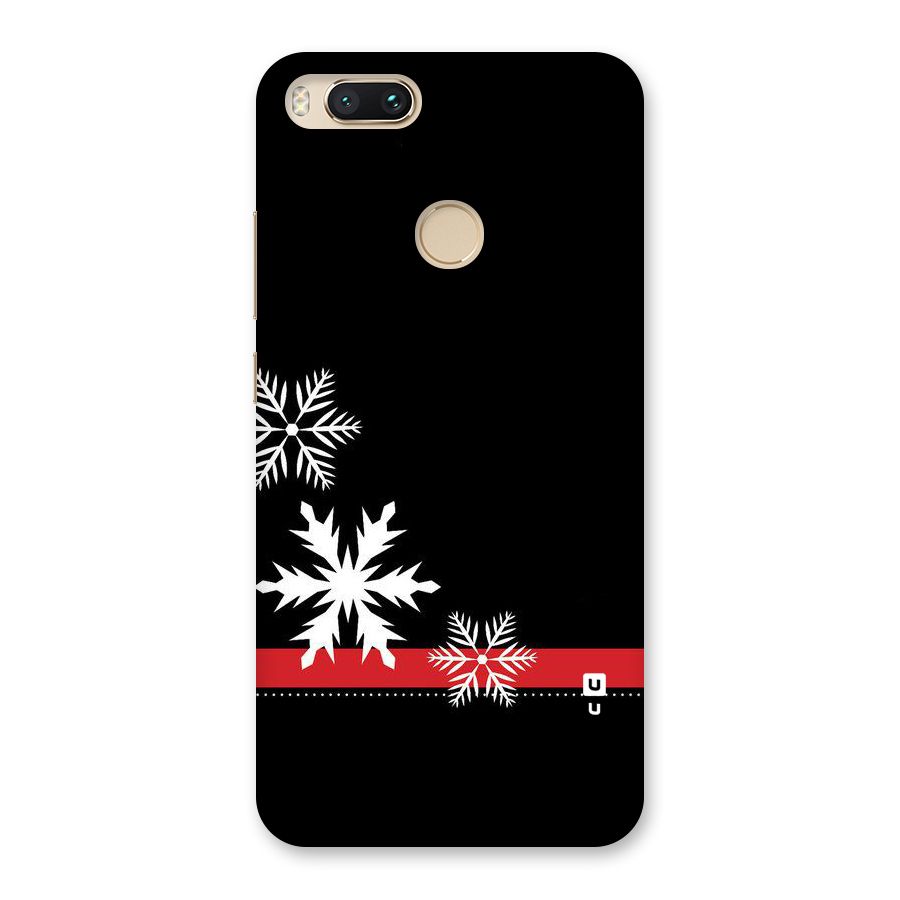 Snowflake Ribbon Back Case for Mi A1