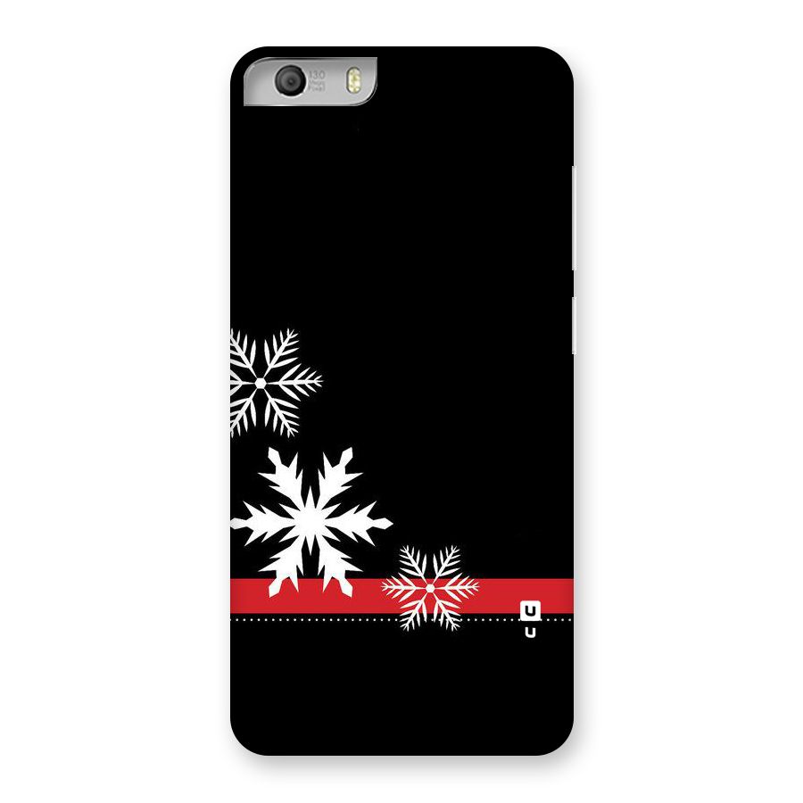 Snowflake Ribbon Back Case for Micromax Canvas Knight 2