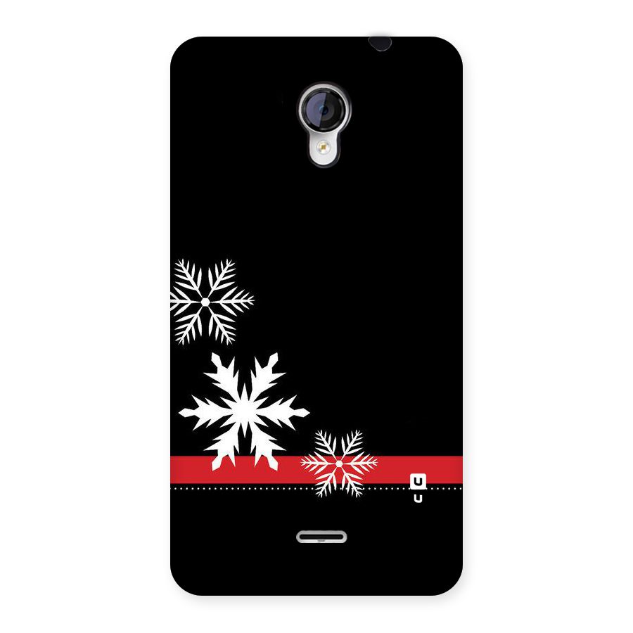 Snowflake Ribbon Back Case for Micromax Unite 2 A106