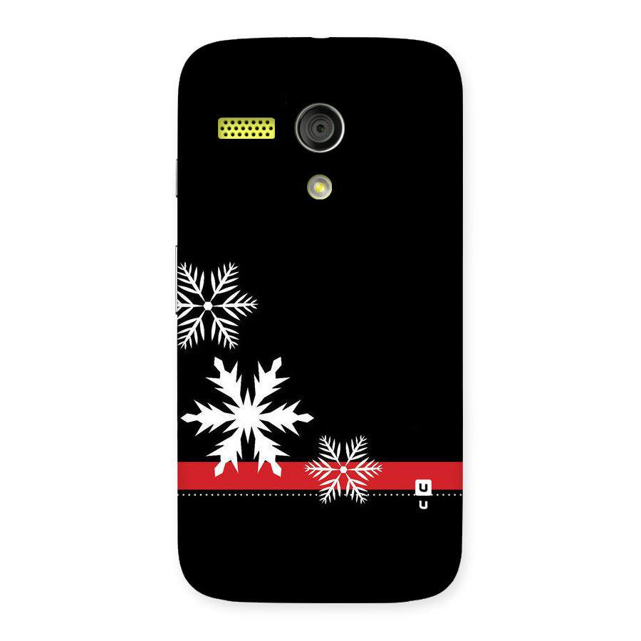 Snowflake Ribbon Back Case for Moto G
