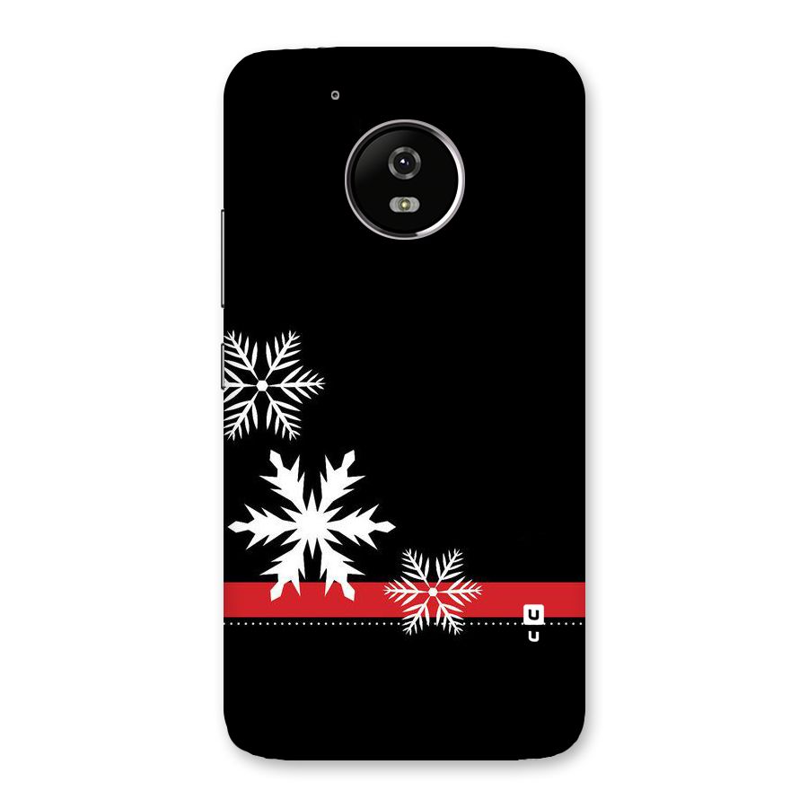 Snowflake Ribbon Back Case for Moto G5