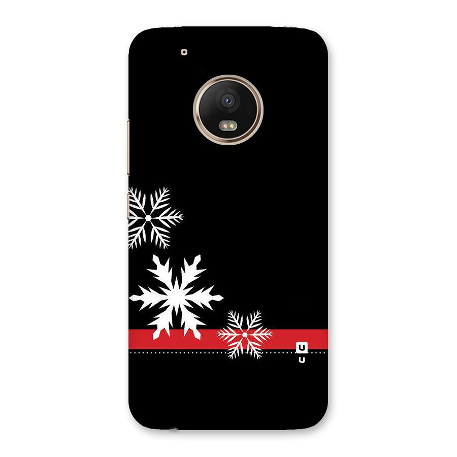 Snowflake Ribbon Back Case for Moto G5 Plus