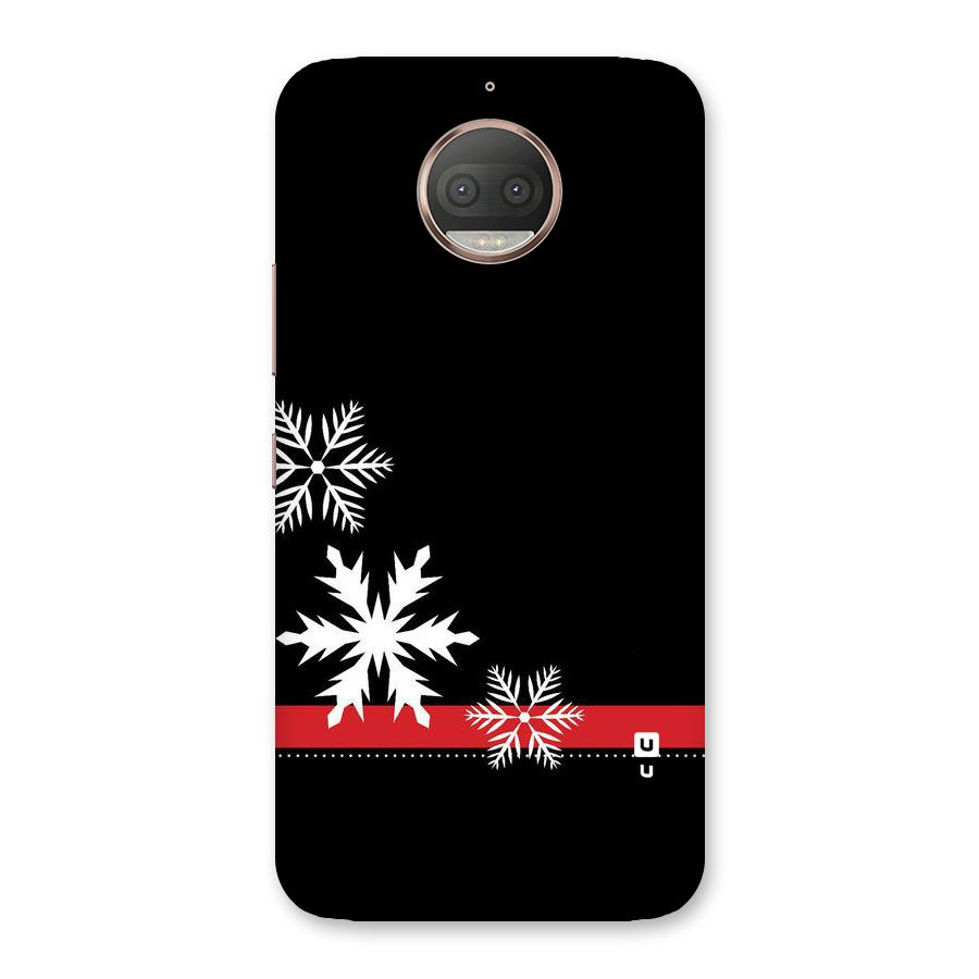 Snowflake Ribbon Back Case for Moto G5s Plus