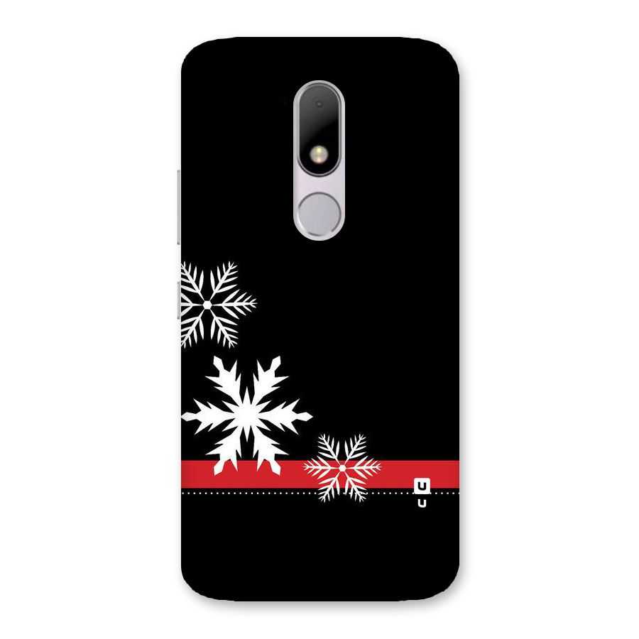 Snowflake Ribbon Back Case for Moto M